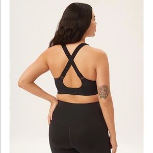 Girlfriend Collective Black Simone High Support Bra